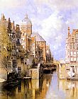 Amsterdam Canvas Paintings - The Oudezijdsvoorburgwal, Amsterdam